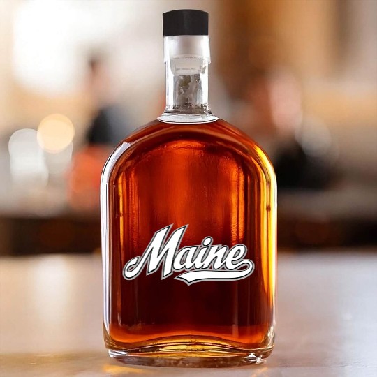 Maine Whiskey Bottles