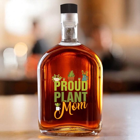 Plant Mom Whiskey Bottles