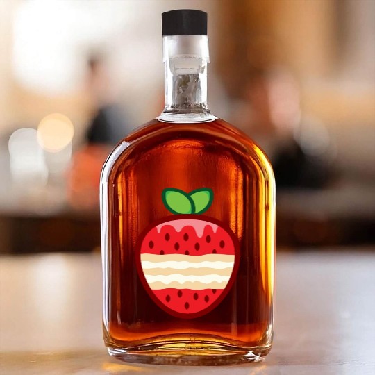 strawberry shortcake funny Whiskey Bottles