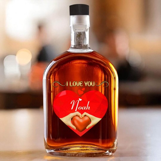I love you Noah Whiskey Bottles