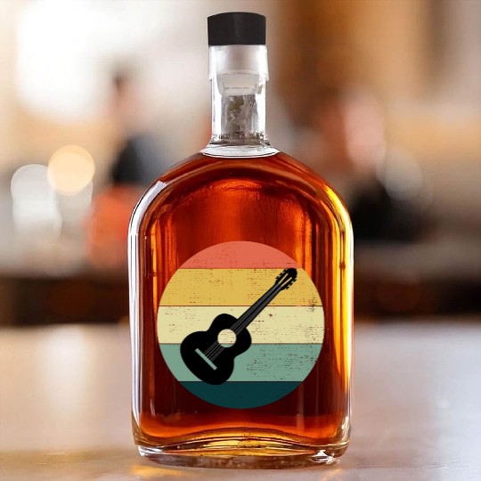 Acoustic Guitar Player Music Musician Guitarist Whiskey Bottles