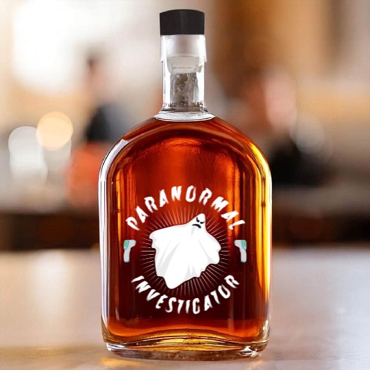 Ghost Hunting Paranormal Investigator Whiskey Bottles