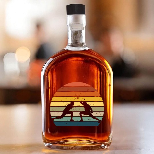 Retro fencing Whiskey Bottles