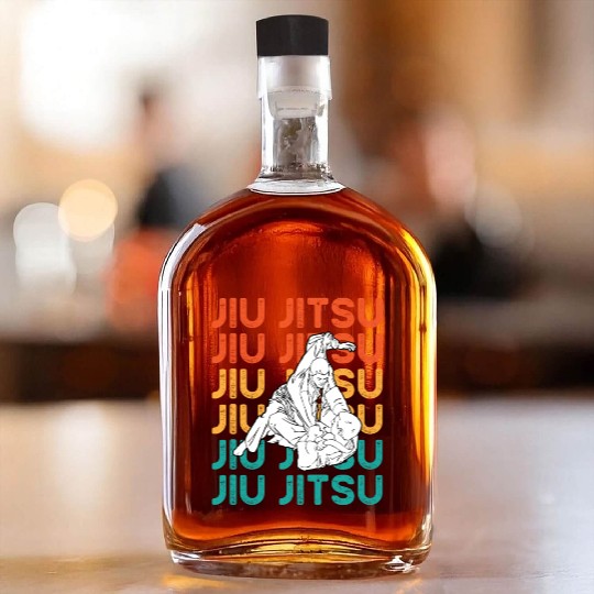 Jiu jitsu jujutsu martial arts mma combat sports Whiskey Bottles