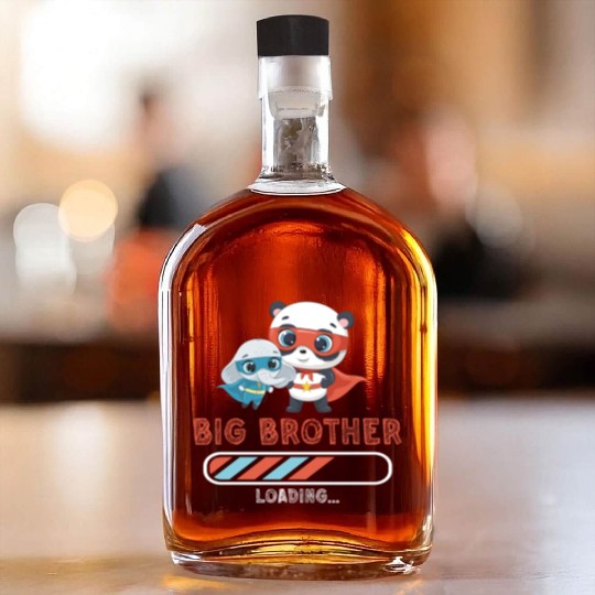 Big brother super hero panda elephant 2023 Whiskey Bottles