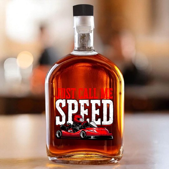 Go Kart Racer Pit Crew Car Racing Karting Whiskey Bottles