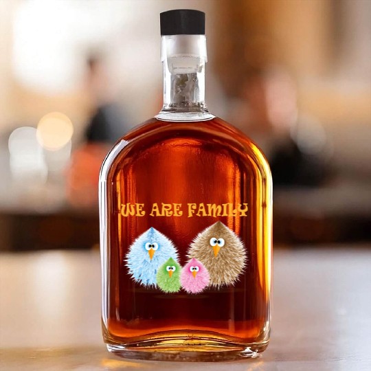 we are family 2 Whiskey Bottles