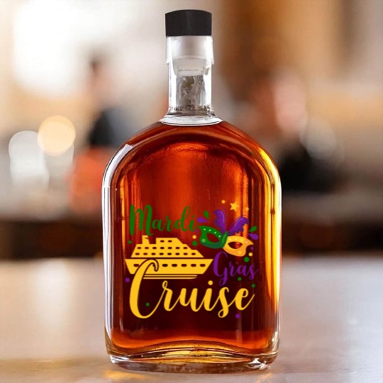 Mardi Gras Cruise Whiskey Bottles