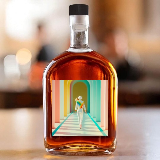 Independent Woman Picture Whiskey Bottles