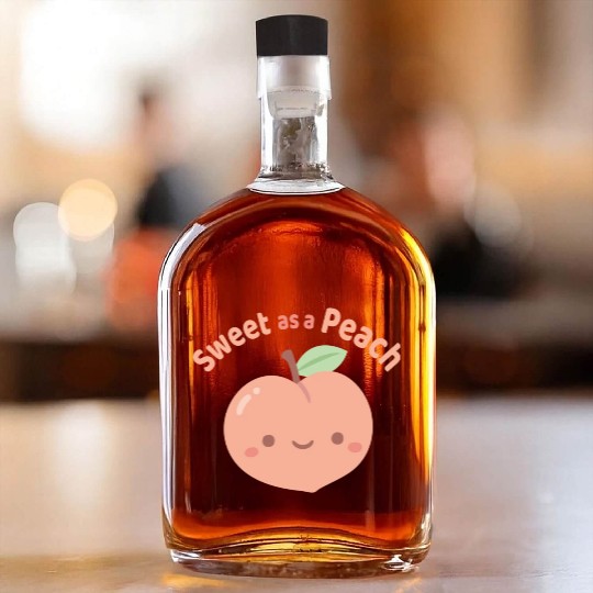 Cute Sweet As A Peach Compliment Whiskey Bottles