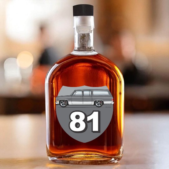 81 Charcoal Whiskey Bottles