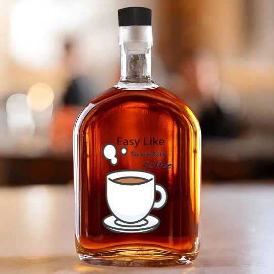 Easy Like Sunday Coffee Whiskey Bottles