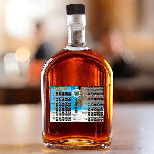Guitar Scales, Formulas, Circle Of 4ths & 5ths Whiskey Bottles
