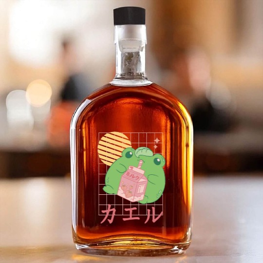 Strawberry Milk Frog Japanese Whiskey Bottles
