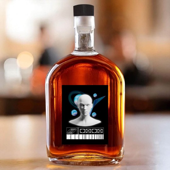 Robot 3D Whiskey Bottles