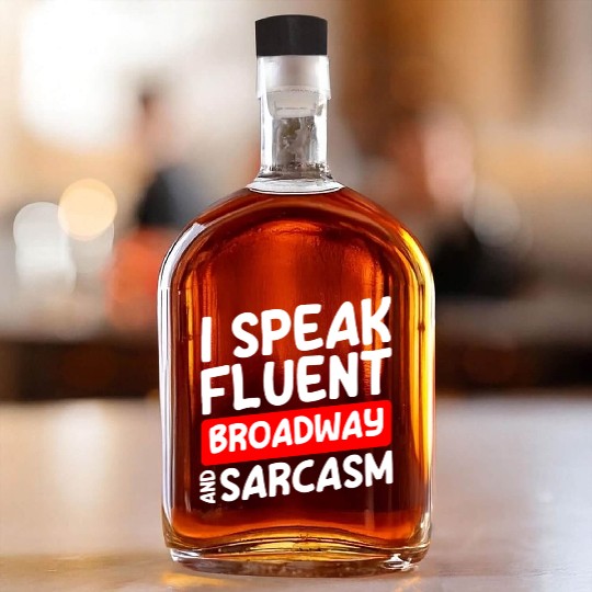Actor Theater Fan Comedy Drama Club Whiskey Bottles