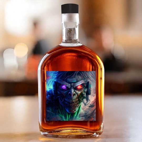 ZOMBIE IRON MAIDEN (version 12) Whiskey Bottles