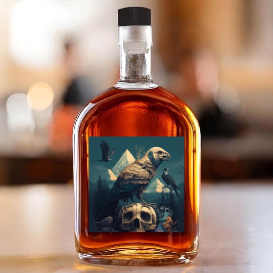 The Skull and the Eagle: A Mountainous Tale... Whiskey Bottles