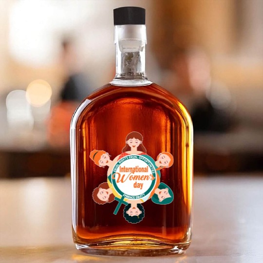 International Women's Day: Embrace Equity Whiskey Bottles