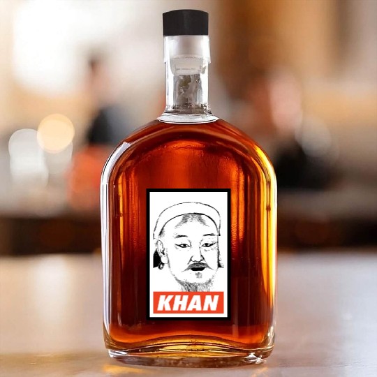 Genghis Khan Whiskey Bottles