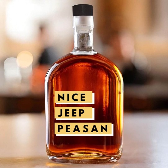 Nice Jeep Peasant Whiskey Bottles