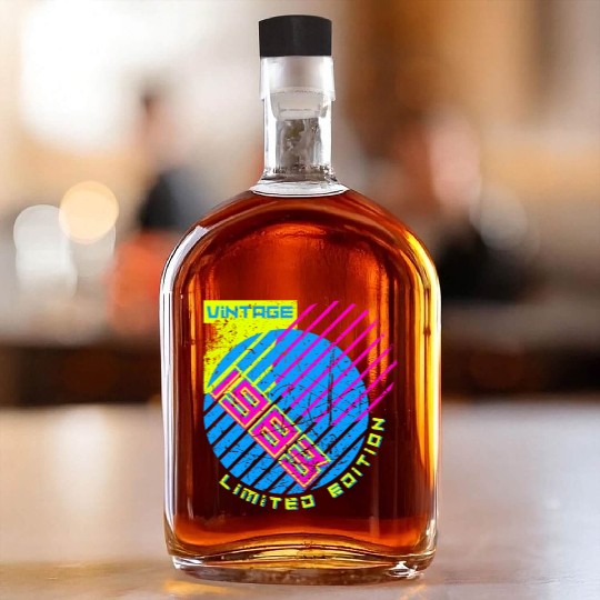 40th Birthday Vintage 1983 Whiskey Bottles