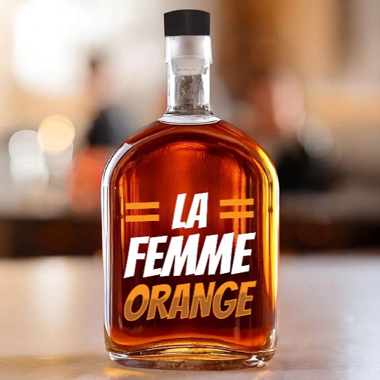 La Femme Orange Whiskey Bottles