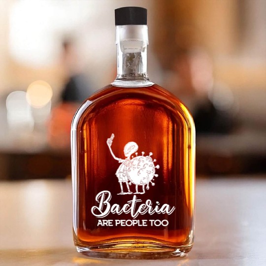 Biology Biologist Bacteria Whiskey Bottles