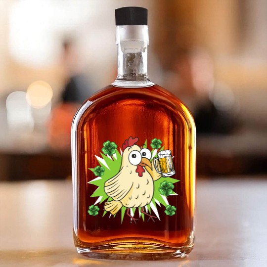 St Patricks Day ChickenSt. Patrick's Day Chicken Whiskey Bottles