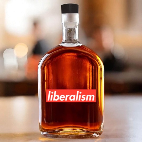 Liberalism Capitalism Politics Gift Whiskey Bottles