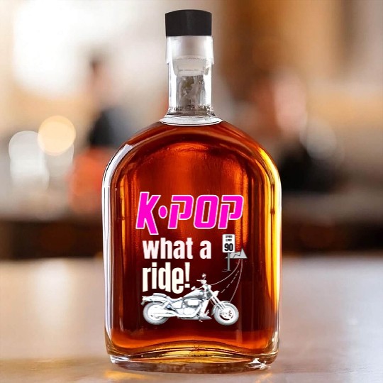 Kpop come along for the ride dark Whiskey Bottles