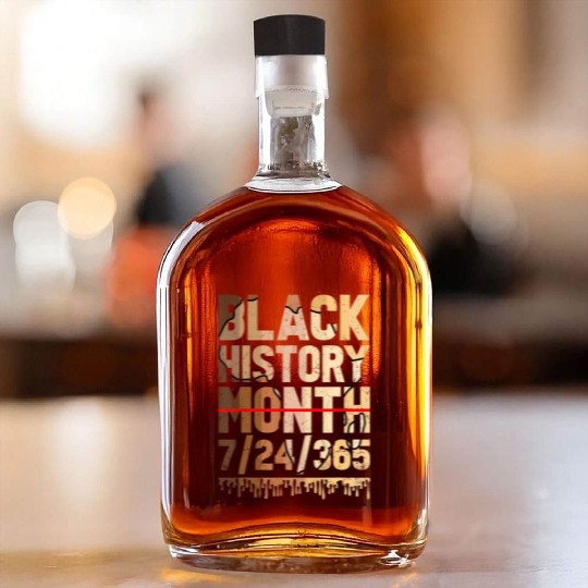 Black History Month Juneteenth BLM Black History 3 Whiskey Bottles