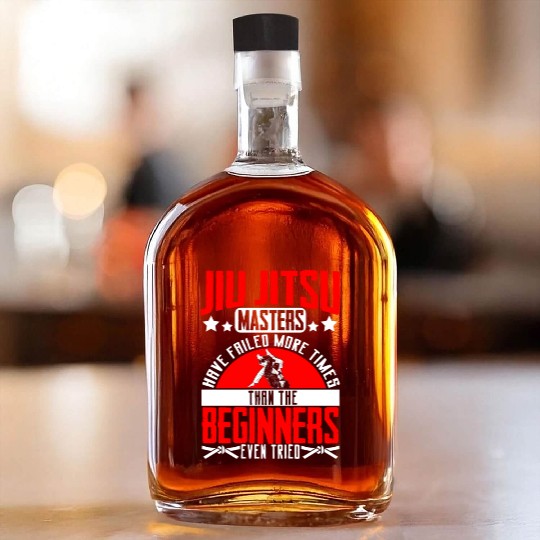 Brazilian Jiu Jitsu MMA Bjj Hugger Whiskey Bottles