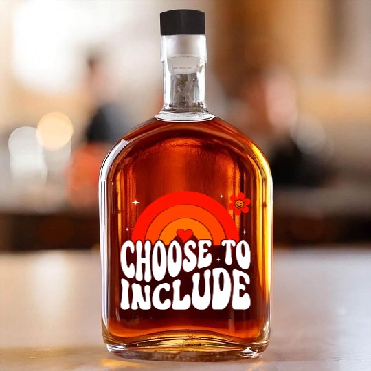 Choose To Include For Autism Teacher Whiskey Bottles
