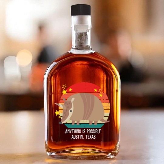 Anything Is Impossible. Austin, Texas Apparel Whiskey Bottles