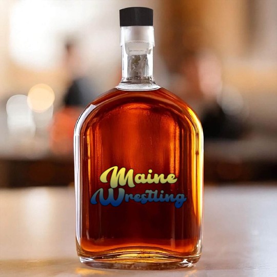 Maine Wrestling Whiskey Bottles