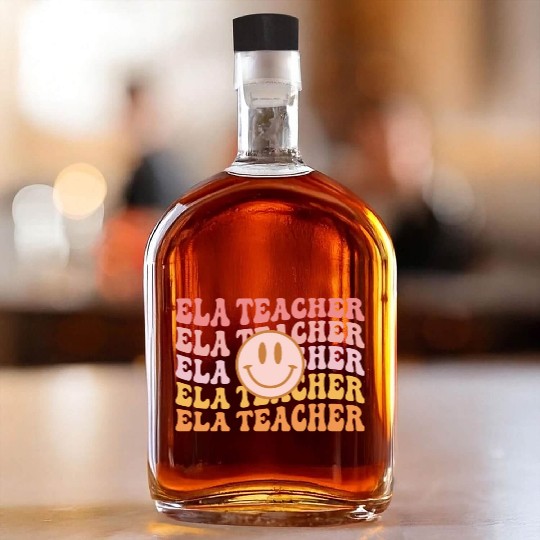English Language Arts ELA Teacher Appreciation Whiskey Bottles