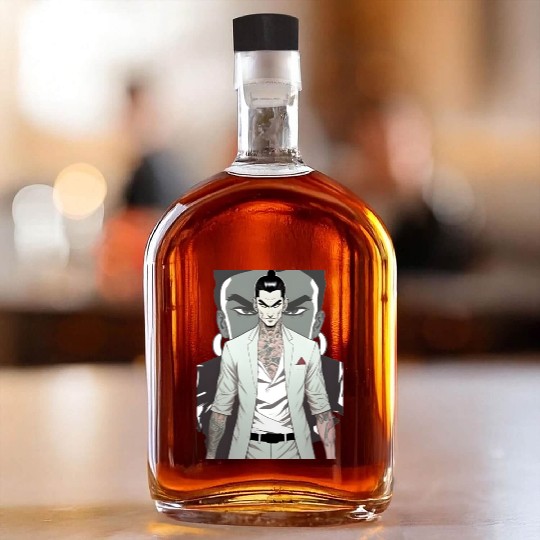 Japan Yakuza Greeny Face Whiskey Bottles