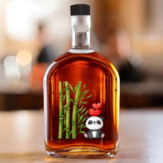 Bamboo Panda Whiskey Bottles