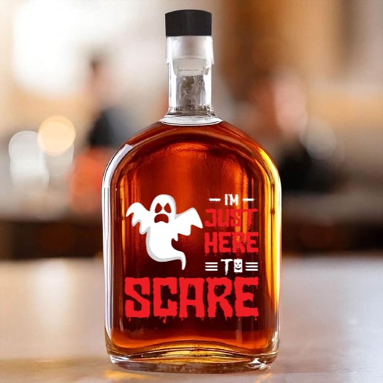 Halloween Paranormal Ghost Hunters Horror Fans Whiskey Bottles