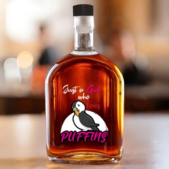 Puffin Lover Puffins Whiskey Bottles