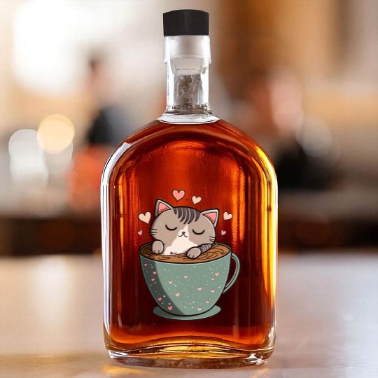 Caffeine Kitties A Sweet Valentines Day Gift Whiskey Bottles