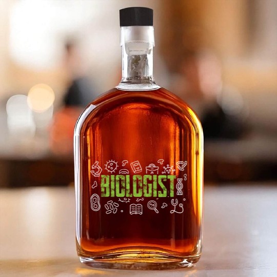 Biologist Lover Biologists Biology Job Whiskey Bottles