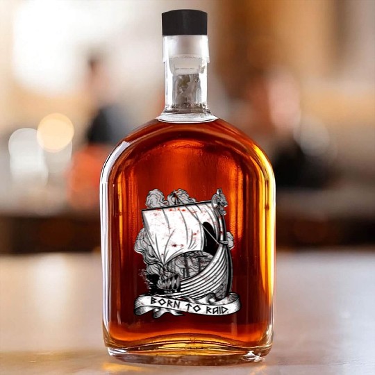 Born to raid - Viking Whiskey Bottles