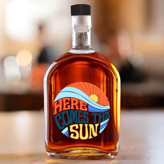 Here comes the sun Whiskey Bottles