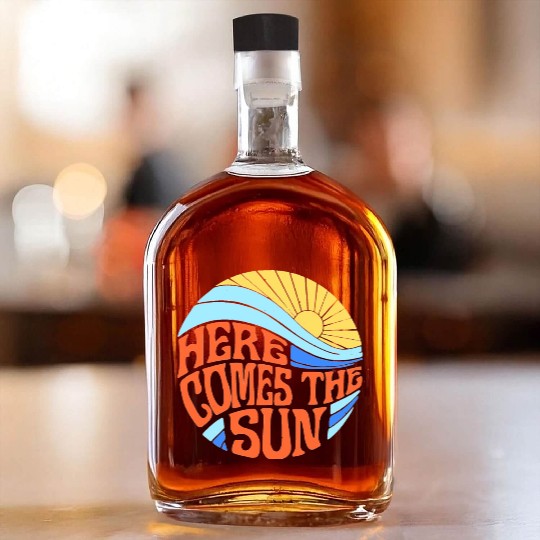 Here comes the sun Whiskey Bottles
