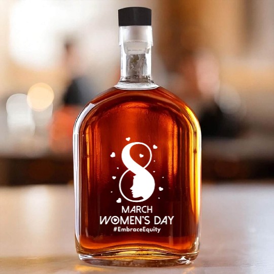 International Women's Day 2023 8 March IWD Embrace Whiskey Bottles