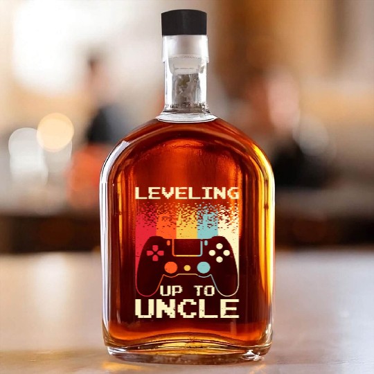 Best New Uncle For Men Boys Soon To Be Uncle Nephe Whiskey Bottles