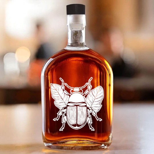 Bug Beetle Insect Whiskey Bottles