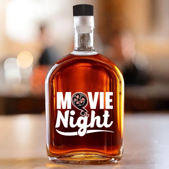 Movie Night Movie Critic Movie Marathon Cinema Whiskey Bottles
